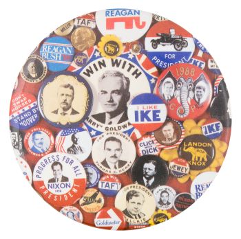 Republican Presidential Campaign Buttons Self Referential Button Museum