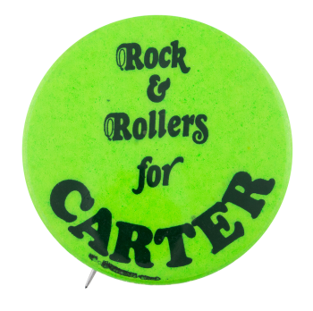 Rock & Rollers for Carter Political Button Museum