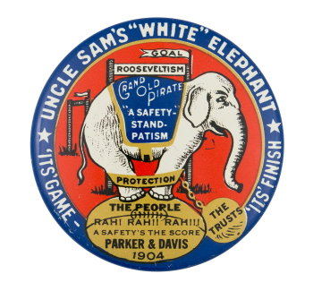 Uncle Sam's White Elephant Political Button Museum