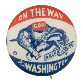 Willkie 1940 Political Button Museum