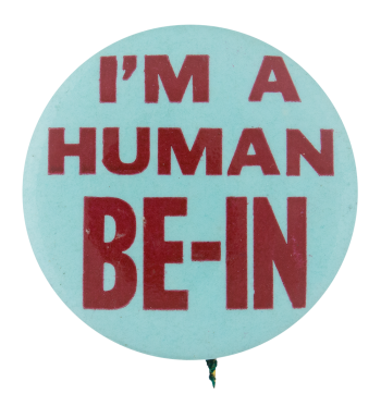 Human Be-In Ice Breakers Button Museum