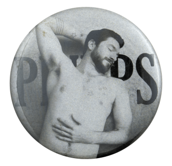 Pinups Shirtless Man Ice Breakers Busy Beaver Button Museum