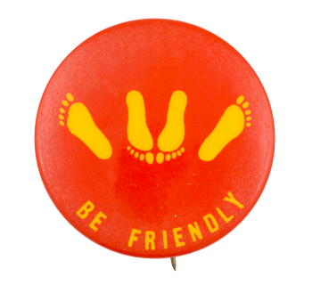 Be Friendly Ice Breakers Button Museum