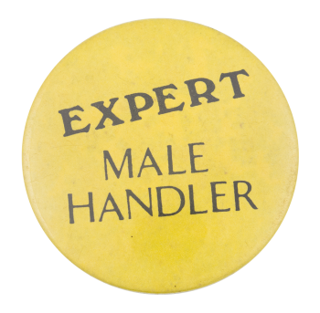 Expert Male Handler Ice Breakers Button Museum