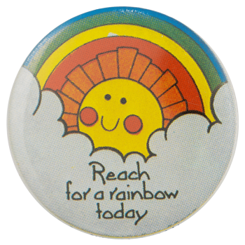 Reach for a Rainbow Today Ice Breakers busy beaver button museum