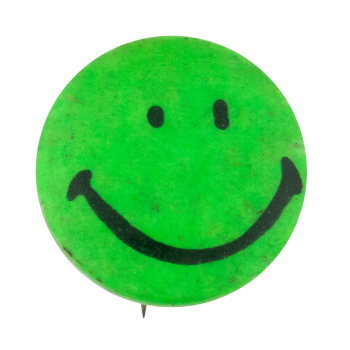 Green Smiley Smileys Button Museum