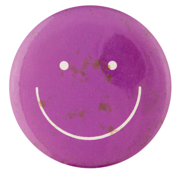 Purple Smiley Smileys Button Museum