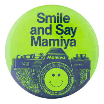 Smile and Say Mamiya Smileys Button Museum