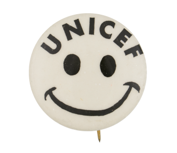 UNICEF Smiley Smileys Button Museum