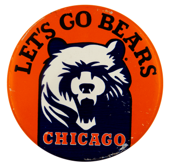 Let's Go Bears Sports Busy Beaver Button Museum