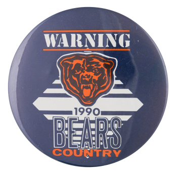 Warning Bears Country Chicago Button Museum