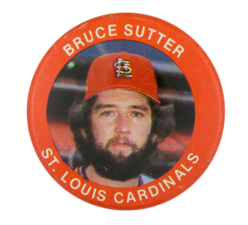 Bruce Sutter St. Louis Cardinals Sports Button Museum
