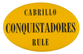 Cabrillo Conquistadores Rule Sports Button Museum