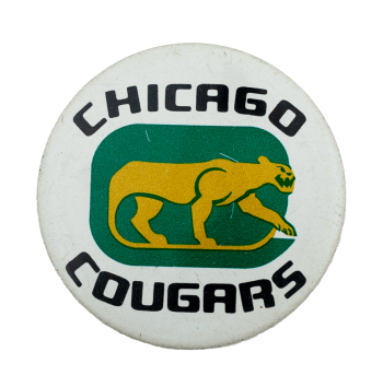 Chicago Cougars Sports Busy Beaver Button Museum