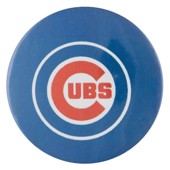 Cubs Blue Circles Chicago Button Museum
