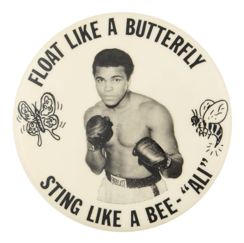 Float Like a Butterfly Sports Button Museum