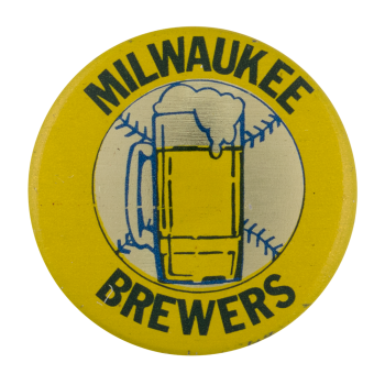 Milwaukee Brewers Sports Button Museum