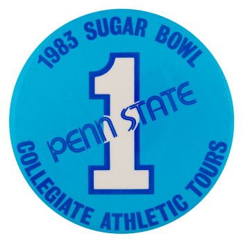 Penn State Sugar Bowl Schools Button Museum