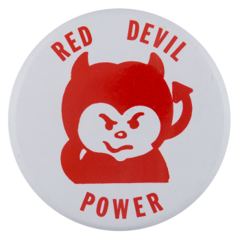 Red Devil Power Schools Button Museum