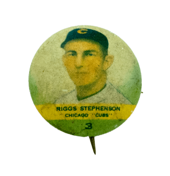 Riggs Stephenson Chicago Cubs Sports Busy Beaver Button Museum