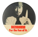 Benihana for the Fun of It Advertising Button Museum