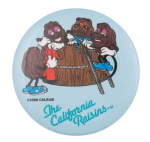 The California Raisins Hot Tub Advertising Button Museum