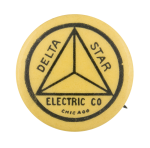 Delta Star Electric Company Advertising Button Museum