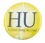 HU A Love Song to God Advertising Busy Beaver Button Museum