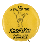 Butter Pan Cookies Koo-Ki-Kid Advertising Busy Beaver Button Museum