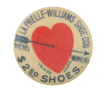 La Prelle-Williams Shoe Company Advertising Busy Beaver Button Museum