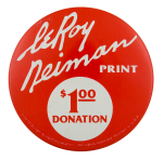 Le Roy Neiman Advertising Busy Beaver Button Museum