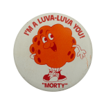 Morty the Meatball Advertising Busy Beaver Button Museum