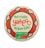 Mountain Dew Ya-hoo Advertising Busy Beaver Button Museum