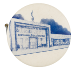 North West Federal Savings Advertising Button Museum