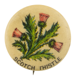 Pepsin Gum Company Scotch Thistle Advertising Button Museum