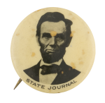 State Journal Newspaper Advertising Button Museum