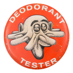 Basil Wolverton Deodorant Tester Art Button Museum