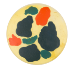 Hand Painted Three Art Button Museum