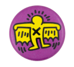 Keith Haring Batman Art Button Museum