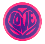 Love Purple and Pink Art Button Museum