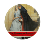 Rockwell Society Unexpected Proposal Art Busy Beaver Button Museum