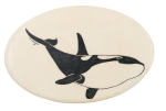 Orca Whale Art Button Museum