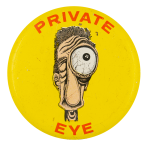 Basil Wolverton Private Eye Art Button Museum