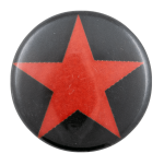 Red Star on Black Art Busy Beaver Button Museum