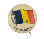 Roumania Flag  Art Button Museum