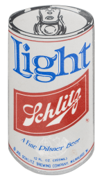 Schlitz Light Can Beer Button Museum