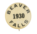 Beaver Falls 1930 Beavers Button Museum