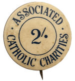 Associated Catholic Charities Cause Busy Beaver Button Museum