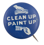 Clean Up Paint Up Cause Button Museum