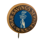 War Savings Service Cause Button Museum
